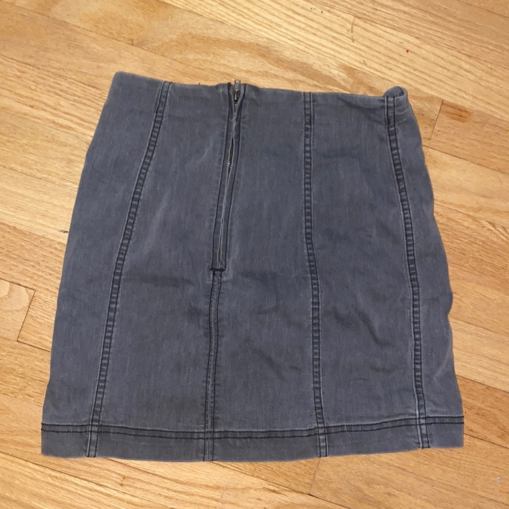 Dark grey free people pencil skirt size 6